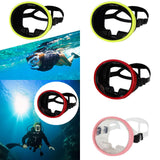 Maxbell Single Lens Diving Mask Snorkeling Glasses for Scuba Spearfishing Freediving Fluorescent Yellow