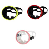 Maxbell Single Lens Diving Mask Snorkeling Glasses for Scuba Spearfishing Freediving Fluorescent Yellow