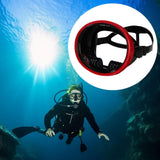 Maxbell Single Lens Diving Mask Snorkeling Glasses for Scuba Spearfishing Freediving Red