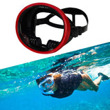 Maxbell Single Lens Diving Mask Snorkeling Glasses for Scuba Spearfishing Freediving Red