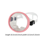 Maxbell Single Lens Diving Mask Snorkeling Glasses for Scuba Spearfishing Freediving Pink