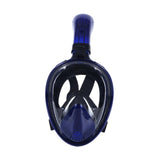 Maxbell Diving Mask Full Dry Lightweight Scuba Diving Goggles Silicone Swimming Mask SM blue