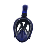 Maxbell Diving Mask Full Dry Lightweight Scuba Diving Goggles Silicone Swimming Mask LXL blue