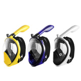 Maxbell Diving Mask Full Dry Lightweight Scuba Diving Goggles Silicone Swimming Mask LXL blue