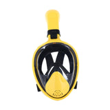 Maxbell Diving Mask Full Dry Lightweight Scuba Diving Goggles Silicone Swimming Mask SM yellow