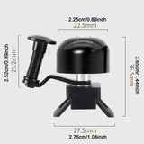 Maxbell Bike Bell Lightweight Riding Accessories for Mountain Bikes Outdoor Fittings Black