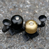 Maxbell Bike Bell Lightweight Riding Accessories for Mountain Bikes Outdoor Fittings Gold