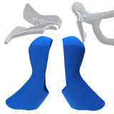 Maxbell 2Pcs Cycling Accessories Scratch Resistant Non-slip Bike Shifter Lever Cover blue