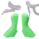 Maxbell 2Pcs Cycling Accessories Scratch Resistant Non-slip Bike Shifter Lever Cover green