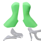Maxbell 2Pcs Cycling Accessories Scratch Resistant Non-slip Bike Shifter Lever Cover green