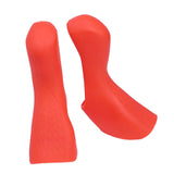 Maxbell 2Pcs Cycling Accessories Scratch Resistant Non-slip Bike Shifter Lever Cover red