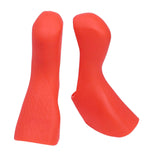 Maxbell 2Pcs Cycling Accessories Scratch Resistant Non-slip Bike Shifter Lever Cover red