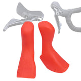 Maxbell 2Pcs Cycling Accessories Scratch Resistant Non-slip Bike Shifter Lever Cover red