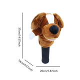 Maxbell Dog Golf Head Cover Lightweight Accessories Gift Plush Golf Club Cover Women