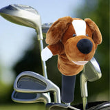 Maxbell Dog Golf Head Cover Lightweight Accessories Gift Plush Golf Club Cover Women
