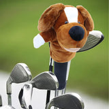 Maxbell Dog Golf Head Cover Lightweight Accessories Gift Plush Golf Club Cover Women