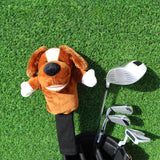 Maxbell Dog Golf Head Cover Lightweight Accessories Gift Plush Golf Club Cover Women