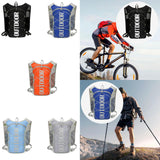Maxbell Hydration Vest Adjustable Hydration Backpack Pack for Camping Biking Jogging black