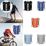 Maxbell Hydration Vest Adjustable Hydration Backpack Pack for Camping Biking Jogging black