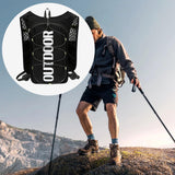Maxbell Hydration Vest Adjustable Hydration Backpack Pack for Camping Biking Jogging black