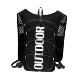 Maxbell Hydration Vest Adjustable Hydration Backpack Pack for Camping Biking Jogging black