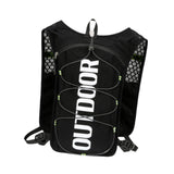 Maxbell Hydration Vest Adjustable Hydration Backpack Pack for Camping Biking Jogging black