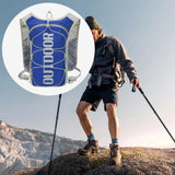 Maxbell Hydration Vest Adjustable Hydration Backpack Pack for Camping Biking Jogging dark blue