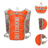Maxbell Hydration Vest Adjustable Hydration Backpack Pack for Camping Biking Jogging orange