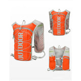 Maxbell Hydration Vest Adjustable Hydration Backpack Pack for Camping Biking Jogging orange