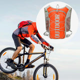 Maxbell Hydration Vest Adjustable Hydration Backpack Pack for Camping Biking Jogging orange