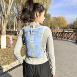 Maxbell Hydration Vest Adjustable Hydration Backpack Pack for Camping Biking Jogging light blue