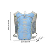 Maxbell Hydration Vest Adjustable Hydration Backpack Pack for Camping Biking Jogging light blue