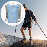 Maxbell Hydration Vest Adjustable Hydration Backpack Pack for Camping Biking Jogging light blue