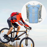 Maxbell Hydration Vest Adjustable Hydration Backpack Pack for Camping Biking Jogging light blue