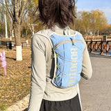 Maxbell Hydration Vest Adjustable Hydration Backpack Pack for Camping Biking Jogging light blue