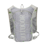 Maxbell Hydration Vest Adjustable Hydration Backpack Pack for Camping Biking Jogging grey