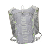 Maxbell Hydration Vest Adjustable Hydration Backpack Pack for Camping Biking Jogging grey