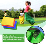 Maxbell Potato Sack Race Bag Parent Child Outdoor Games for Reunion Backyard Outside orange