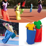 Maxbell Potato Sack Race Bag Parent Child Outdoor Games for Reunion Backyard Outside blue