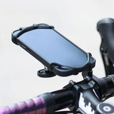 Maxbell Bike Phone Mount Two-Wheeler Handlebar Clamp for Treadmills Bike Scooter Handles