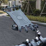 Maxbell Bike Phone Mount Two-Wheeler Handlebar Clamp for Treadmills Bike Scooter Handles