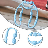 Maxbell Leg Massager Roller Handheld Deep Tissue Massage Tool for Flexibility Training Runner Sports Blue