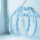 Maxbell Leg Massager Roller Handheld Deep Tissue Massage Tool for Flexibility Training Runner Sports Blue