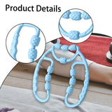 Maxbell Leg Massager Roller Handheld Deep Tissue Massage Tool for Flexibility Training Runner Sports Blue