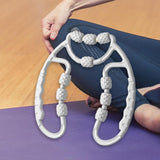 Maxbell Leg Massager Roller Handheld Deep Tissue Massage Tool for Flexibility Training Runner Sports Grey