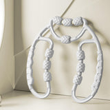 Maxbell Leg Massager Roller Handheld Deep Tissue Massage Tool for Flexibility Training Runner Sports Grey