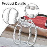 Maxbell Leg Massager Roller Handheld Deep Tissue Massage Tool for Flexibility Training Runner Sports Grey