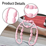 Maxbell Leg Massager Roller Handheld Deep Tissue Massage Tool for Flexibility Training Runner Sports Magenta