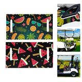 Maxbell Golf Cart Seat Cover Universal Decorative Comfortable Accessories Protection Watermelon