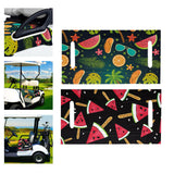 Maxbell Golf Cart Seat Cover Universal Decorative Comfortable Accessories Protection Watermelon